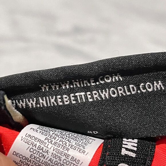 Nike True Hat Red Youth Snapback Tropical Storm 816711-657 Baseball Cap - Picture 8 of 10